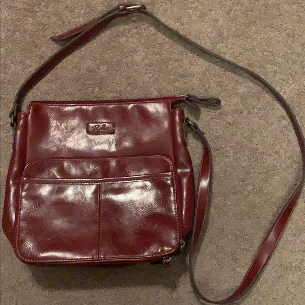 Leather purse.